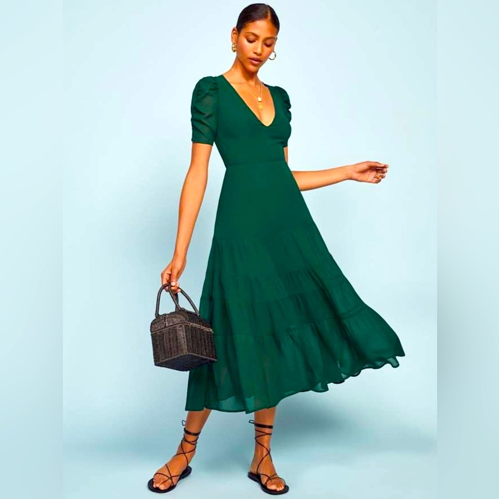 🍋 (EUC) REFORMATION COSA MIDI DRESS 🍋